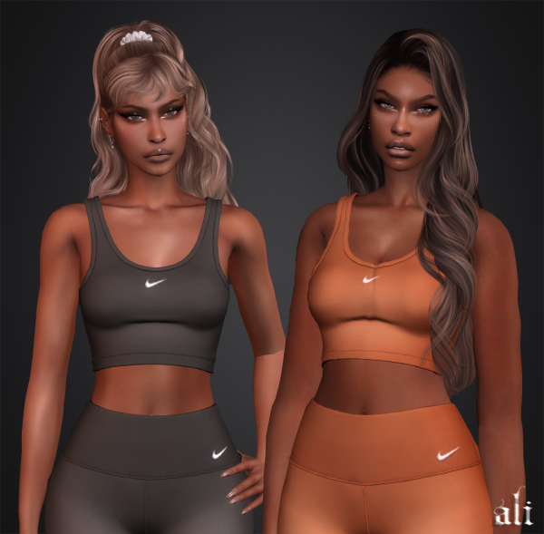 Mix NIKE set JAN2025 by simsfinds - The Sims 4 Custom Content