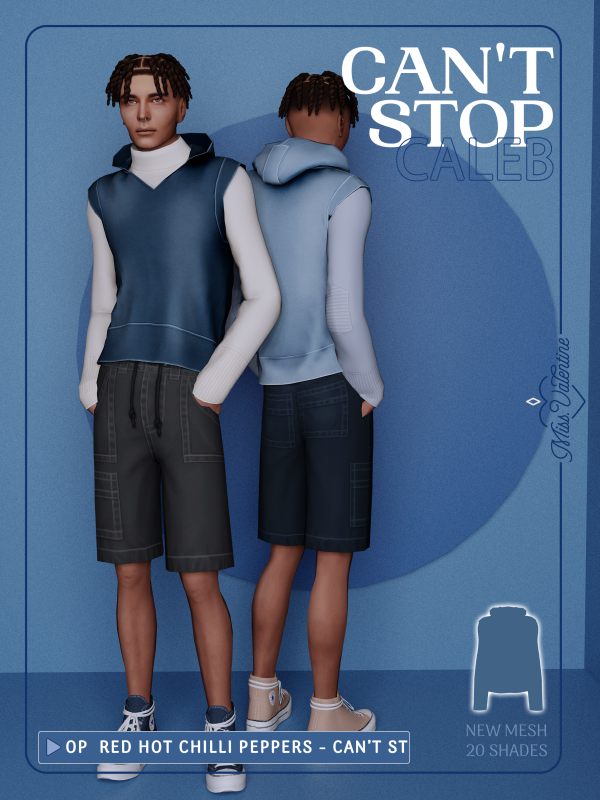 Maxis Match Caleb Top by simsfinds - The Sims 4 Custom Content