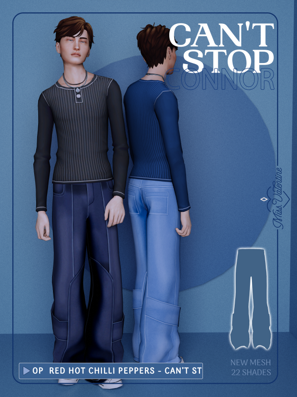Maxis Match Connor Pants by simsfinds - The Sims 4 Custom Content