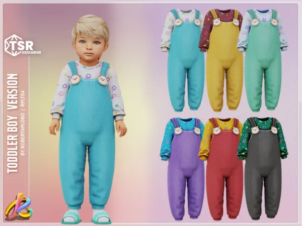 Mix Boy Outfit 298 Toddler by thesimsresource - The Sims 4 Custom Content