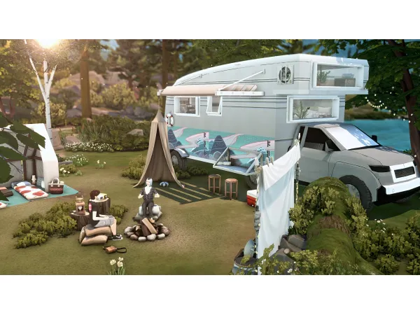 Maxis Match Simsphony Super Realistic Camper by Simsphony - The Sims 4 Custom Content