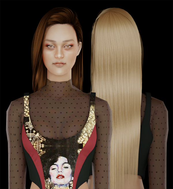 Simblrcc S Club 202106 4t2 Hairstyle by simsfinds - The Sims 2 Custom Content