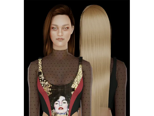 Simblrcc S Club 202106 4t2 Hairstyle - The Sims 2 Custom Content