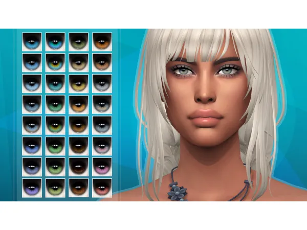 Mix BZIP EYES SET (MM) by Remussirion - The Sims 4 Custom Content
