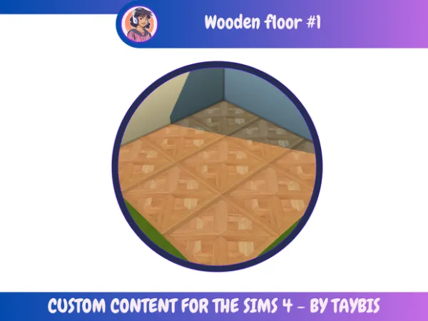 Mix Wooden floor 1 by simsfinds - The Sims 4 Custom Content
