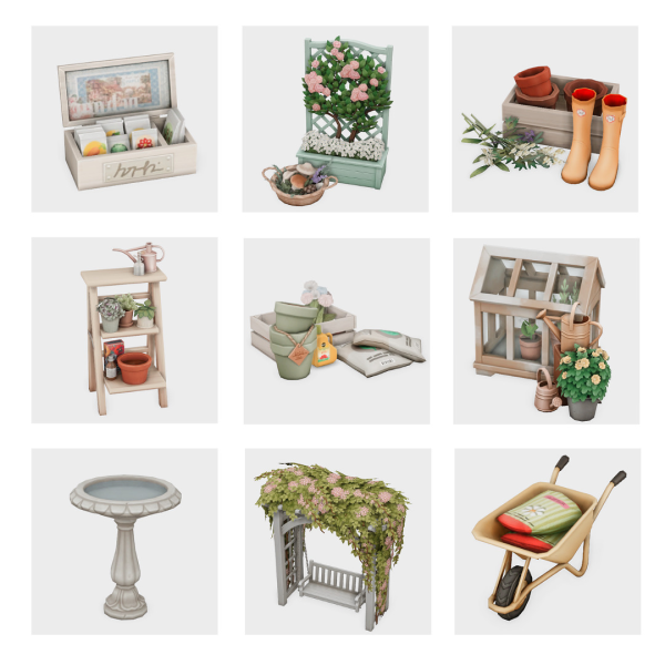 Maxis Match all your garden must haves sims 4 finds by simsfinds - The Sims 4 Custom Content