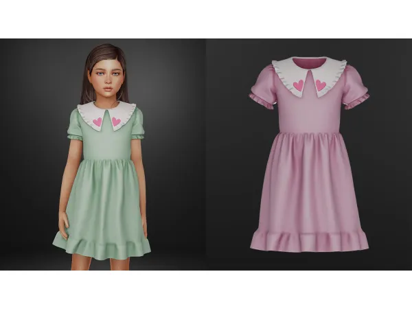 Mix ELENOR DRESS by Talarian - The Sims 4 Custom Content