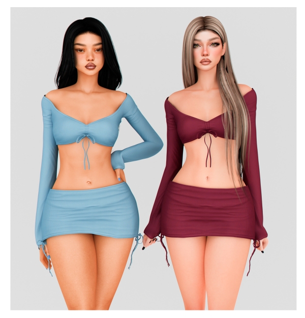 Alpha Silver Set by unknown66irl - The Sims 4 Custom Content