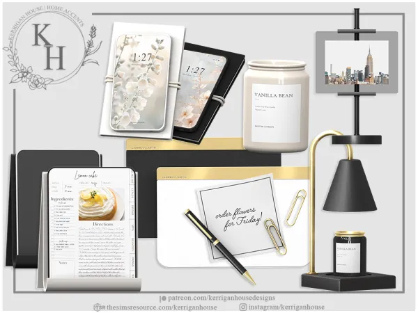 Alpha [khd] memo set - The Sims 4 Custom Content