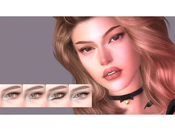Mix Cat eyeliners by modcollective - The Sims 4 Custom Content
