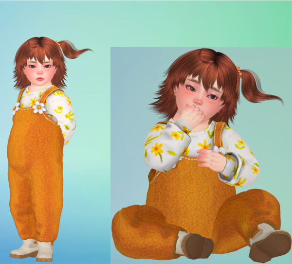 Alpha ZAO FUJIMARU RISTUKA HAIR CONVERSION by simsfinds - The Sims 4 Custom Content