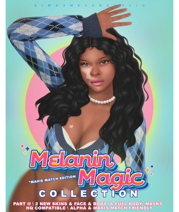 Maxis Match MELANIN MAGIC COLLECTION part II by simsfinds - The Sims 4 Custom Content