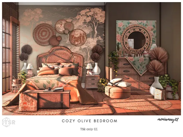 Cozy Olive Bedroom
