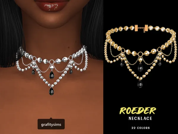 Mix Roeder Necklace - The Sims 4 Custom Content