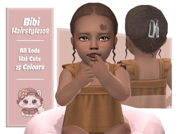 Maxis Match Bibi Hairstyle (Infant) by thesimsresource - The Sims 4 Custom Content