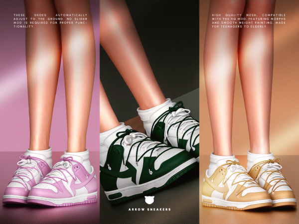 Alpha Arrow Sneakers by madcat - The Sims 4 Custom Content