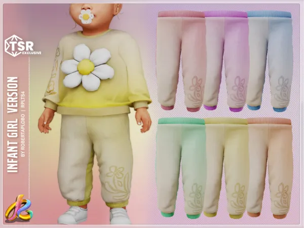 Mix Girl Pants 299 Infant by thesimsresource - The Sims 4 Custom Content
