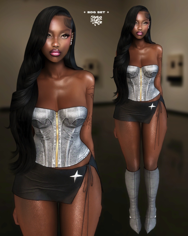 Alpha BDG set by simsfinds - The Sims 4 Custom Content