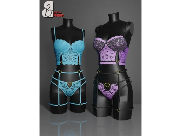 Alpha BillionProject Grashia Lingerie - The Sims 4 Custom Content