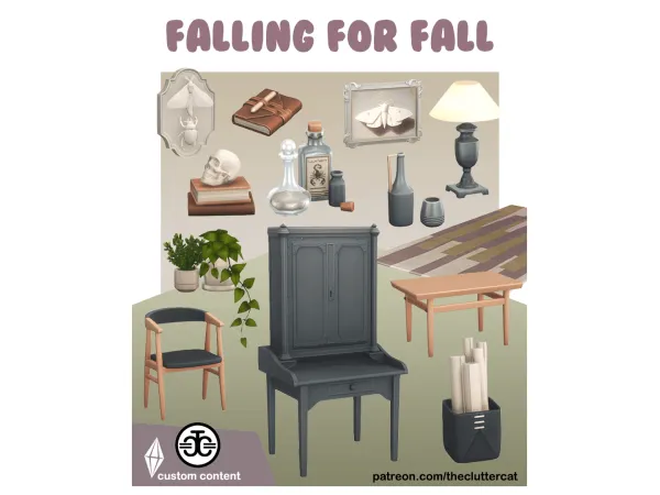 Maxis Match Falling For Fall Part I by TheClutterCat - The Sims 4 Custom Content
