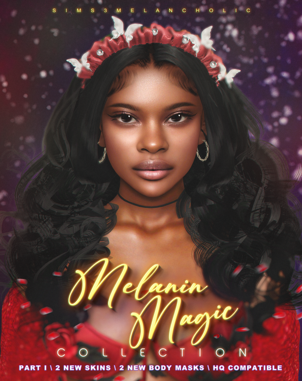 Alpha MELANIN MAGIC COLLECTION PART I by simsfinds - The Sims 4 Custom Content
