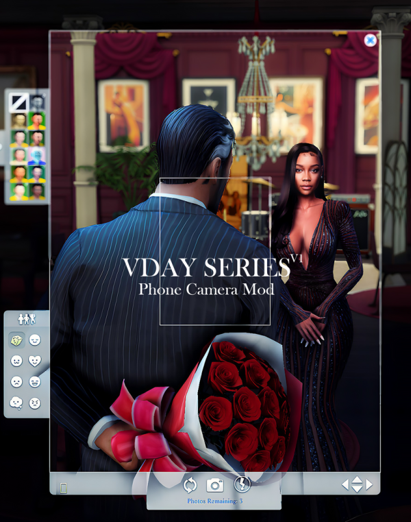 Mix VDay Series V1 Roses For Her by simsfinds - The Sims 4 Custom Content