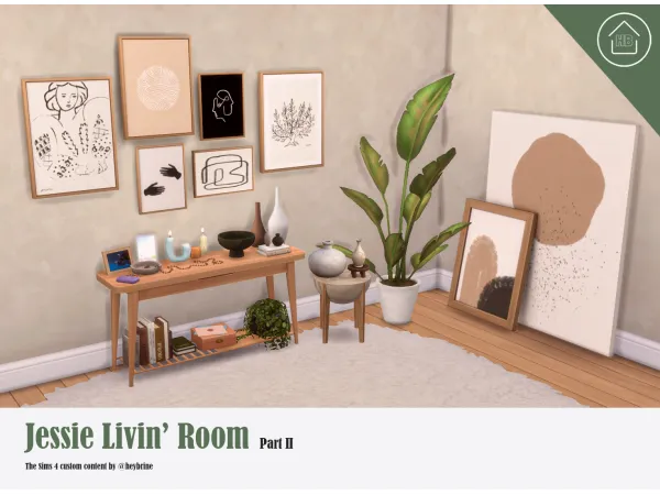 Maxis Match Jessie Livin' Pack Part II by heybrine - The Sims 4 Custom Content