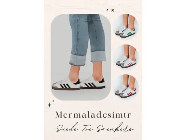 MelBens Mermaladesimtr SuedeToeSneakers 4t3 by melbens - The Sims 3 Custom Content