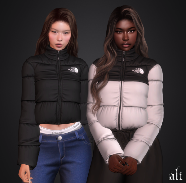 Alpha THE NORTH FACE jacket by simsfinds - The Sims 4 Custom Content