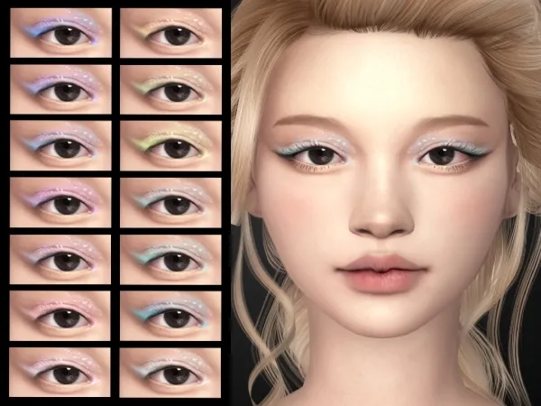 Mix Marea Eyeshadows by Lutessasims - The Sims 4 Custom Content