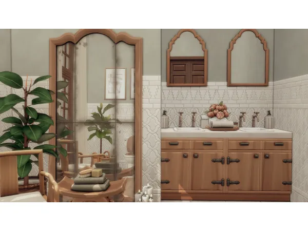 Maxis Match Mediterranean bathroom by bojanasimsyt - The Sims 4 Custom Content