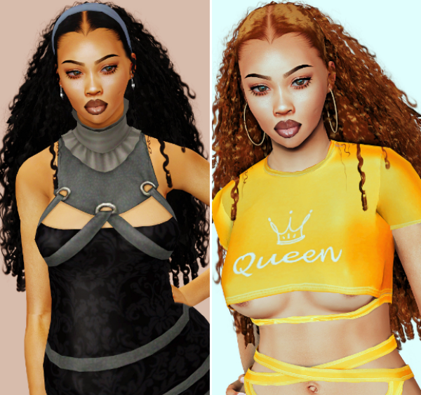 FashionSimsta Curltress Hair by simsfinds - The Sims 3 Custom Content