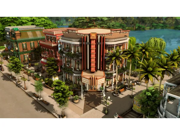 Maxis Match Willow Creek renovation part 3 (Night Club) by simsfinds - The Sims 4 Custom Content