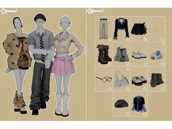 Mix 9 Collection [14 Items] by simsfinds - The Sims 4 Custom Content