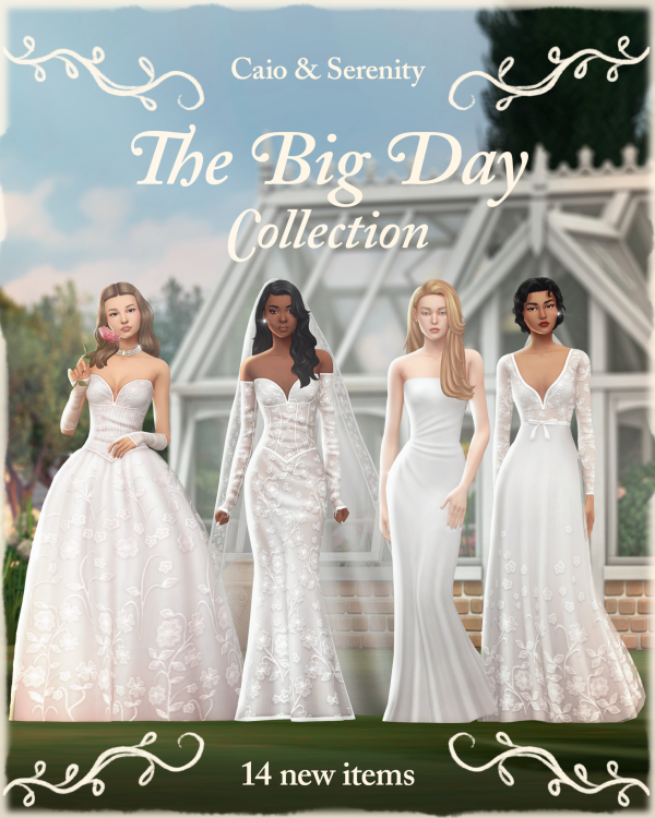 Maxis Match Caio x Serenity The Big Day Collection by simsfinds - The Sims 4 Custom Content