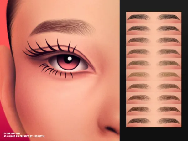 Maxis Match Eyebrows N87 by thesimsresource - The Sims 4 Custom Content