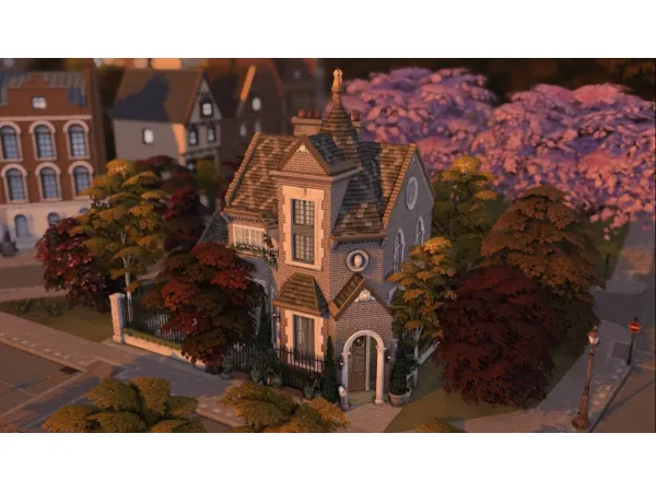 Maxis Match Hampstead Gatehouse by simsfinds - The Sims 4 Custom Content