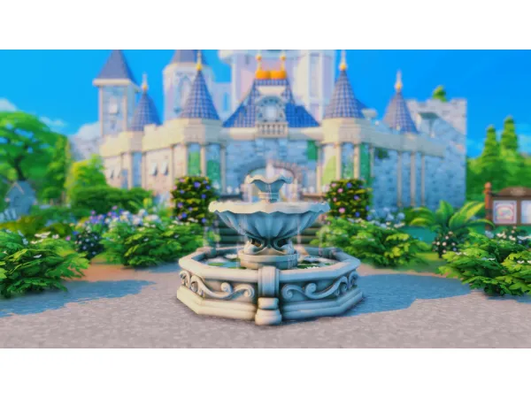 Maxis Match Fairy Disney Castle by simsfinds - The Sims 4 Custom Content