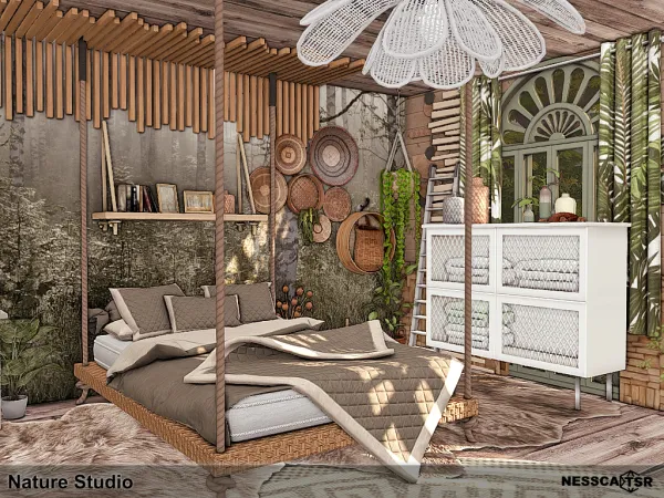 Mix Nature Studio by nesscasims - The Sims 4 Custom Content