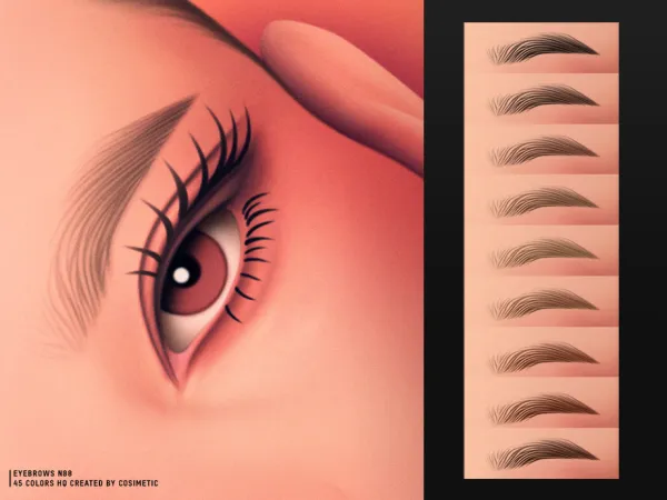 Maxis Match Eyebrows N88 by thesimsresource - The Sims 4 Custom Content
