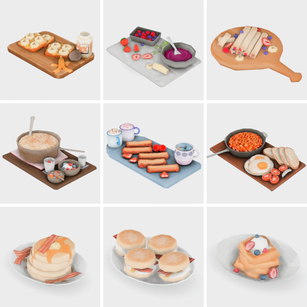 Maxis Match whats for breakfast sims 4 finds edible recipes for your sims by simsfinds - The Sims 4 Custom Content