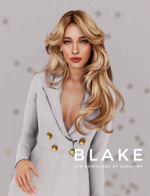 Alpha Blake Lively (Sim Download) by shopwithflynnn - The Sims 4 Custom Content