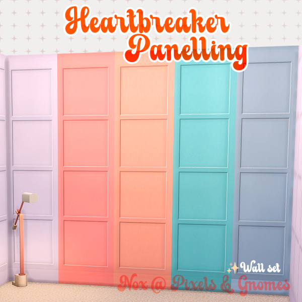 Maxis Match Heartbreaker Wall Set by simsfinds - The Sims 4 Custom Content