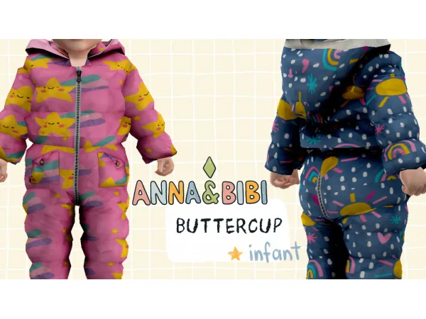 Maxis Match Buttercup_INFANT [AnnaBibi] - The Sims 4 Custom Content