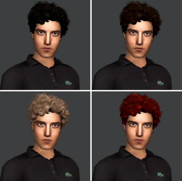 NICOLAS HAIR by simsfinds - The Sims 2 Custom Content