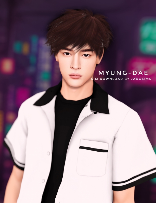 Alpha Myung Dae (Sim Download) by shopwithflynnn - The Sims 4 Custom Content