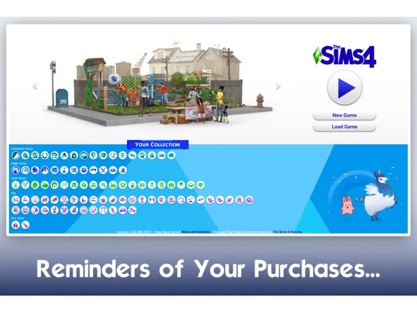 Mix 2019 Rebrand Main Menu by simsfinds - The Sims 4 Custom Content