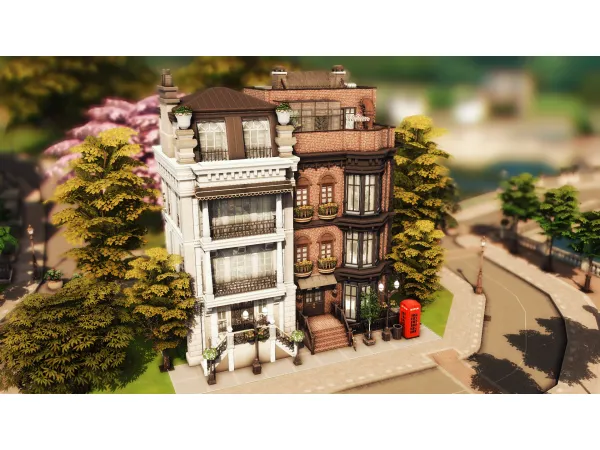Maxis Match Classic Apartments by simsfinds - The Sims 4 Custom Content