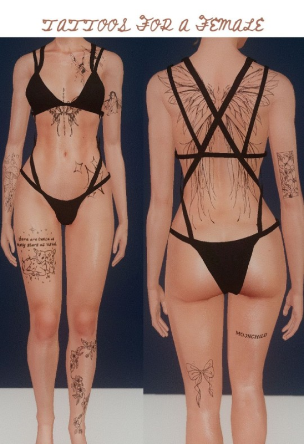 TATTOO 2 by simsfinds - The Sims 3 Custom Content
