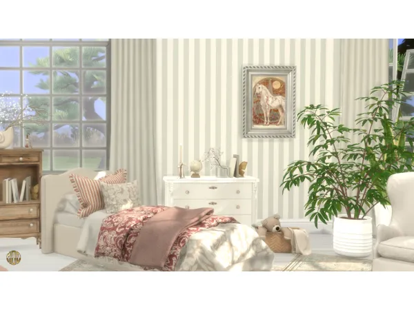 Mix AVA MINIMALIST WALLPAPER by Philo - The Sims 4 Custom Content